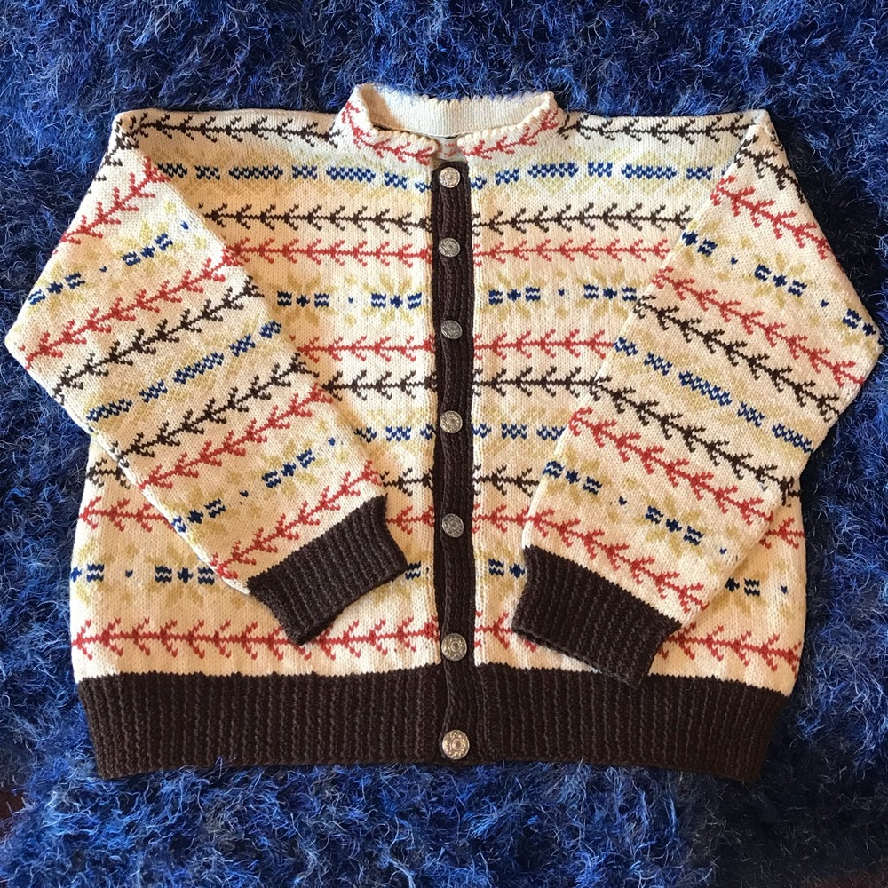Hand-knitted Norwegian Wool Sweater